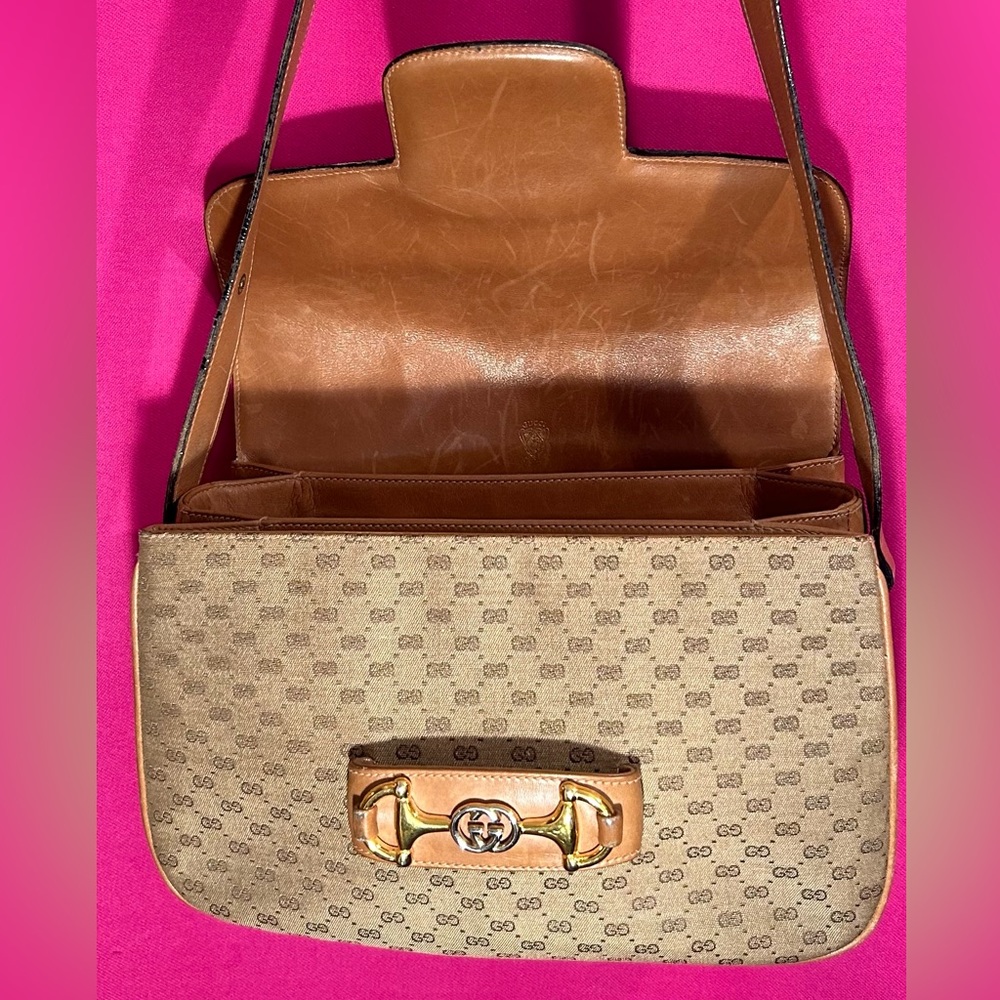 1970’s Vintage Gucci Horsebit 1955 Shoulder Bag - Picture 11 of 13